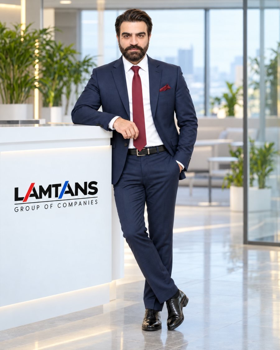 Yasir Khan, founder of LAMTANS Consultants in Karachi